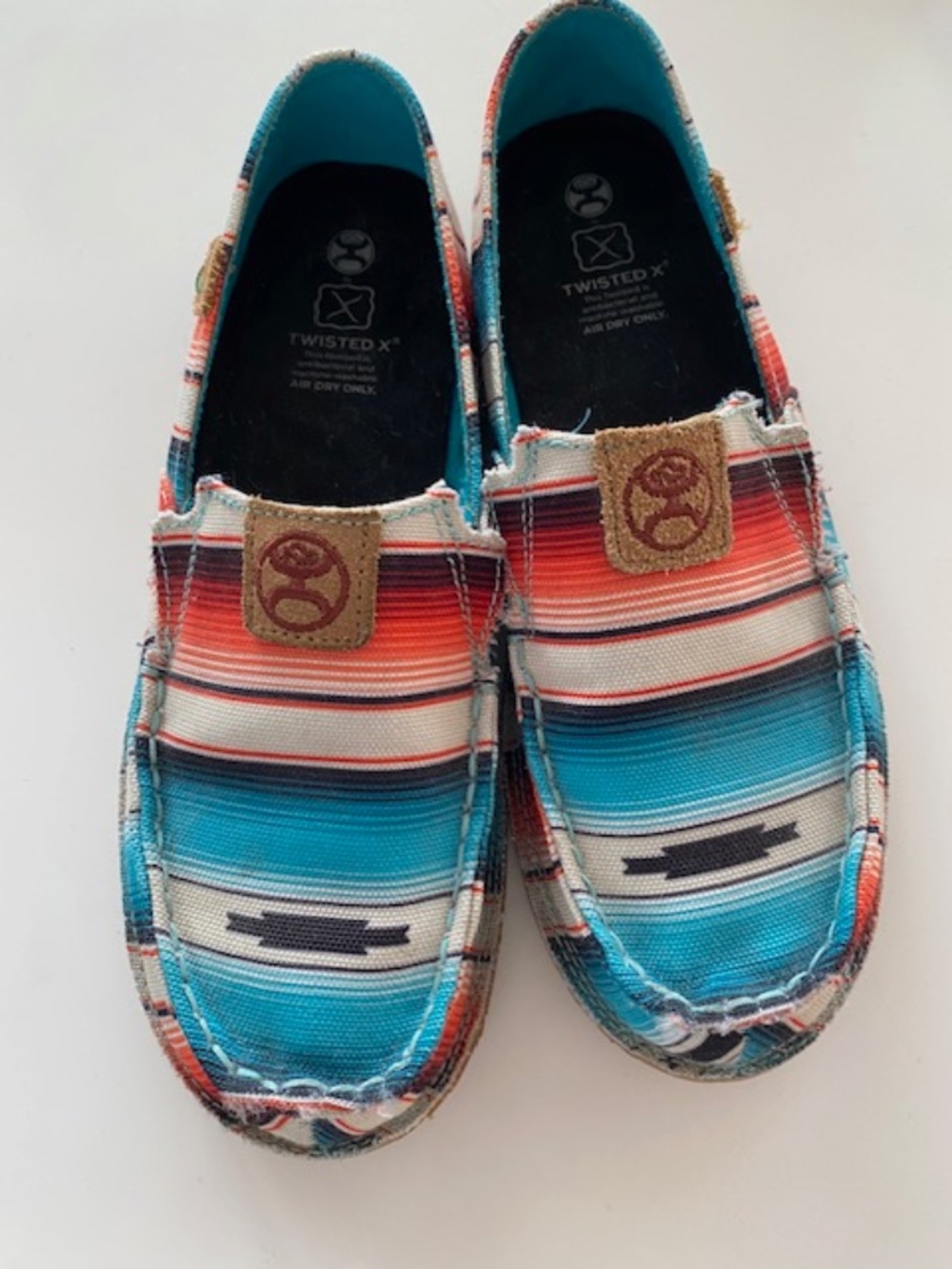 Twisted X Women's Hooey Slip-on Sunset Serape Pattern Shoes, size 7M
